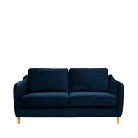 BETTSOFA - Mitternachtsblau - Dunkelblau, Textil (162/85/97cm) - Drawer