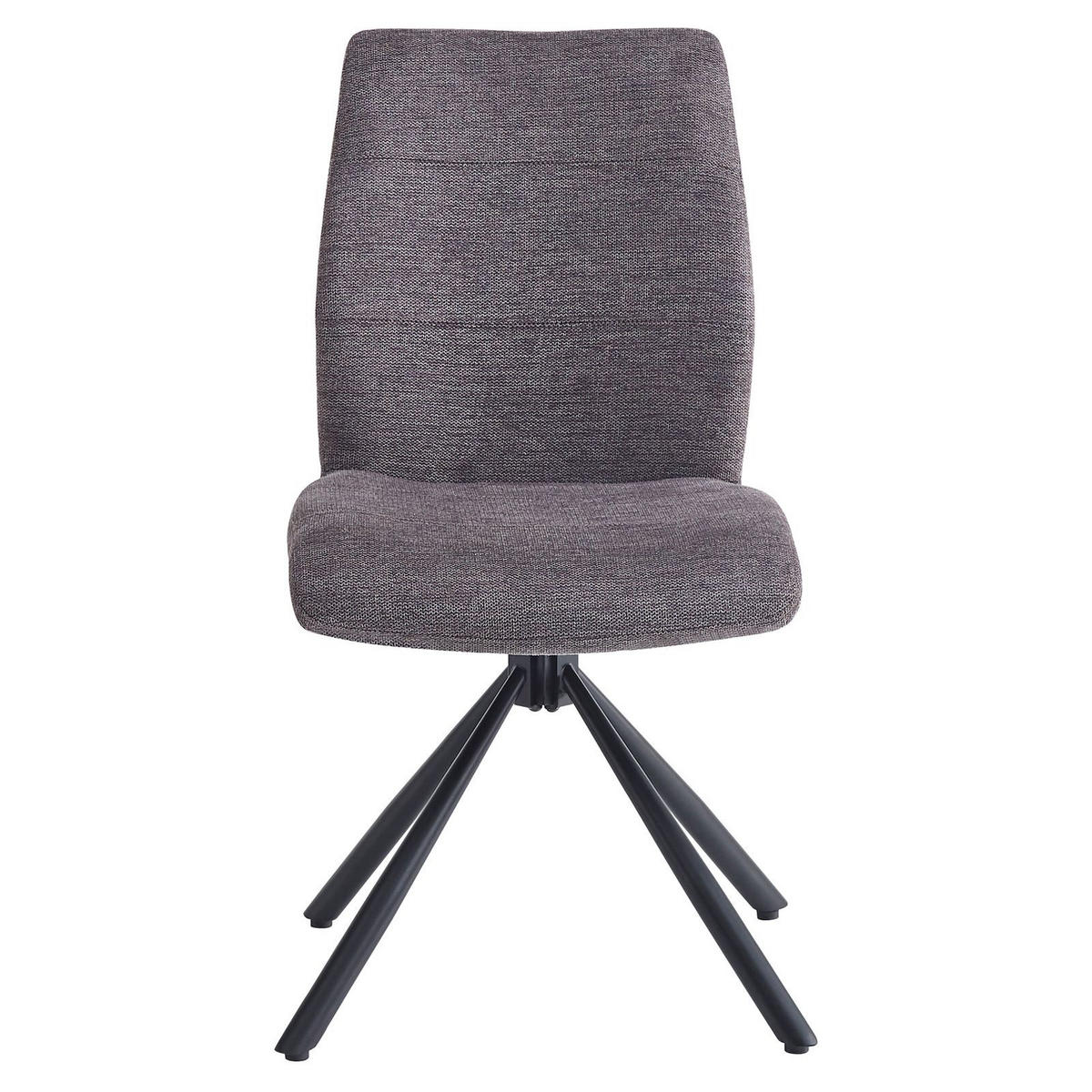 ESSZIMMERSTUHL TAURAUS 2ER-SET - Braun, Textil (48/91/61cm) - IDIMEX