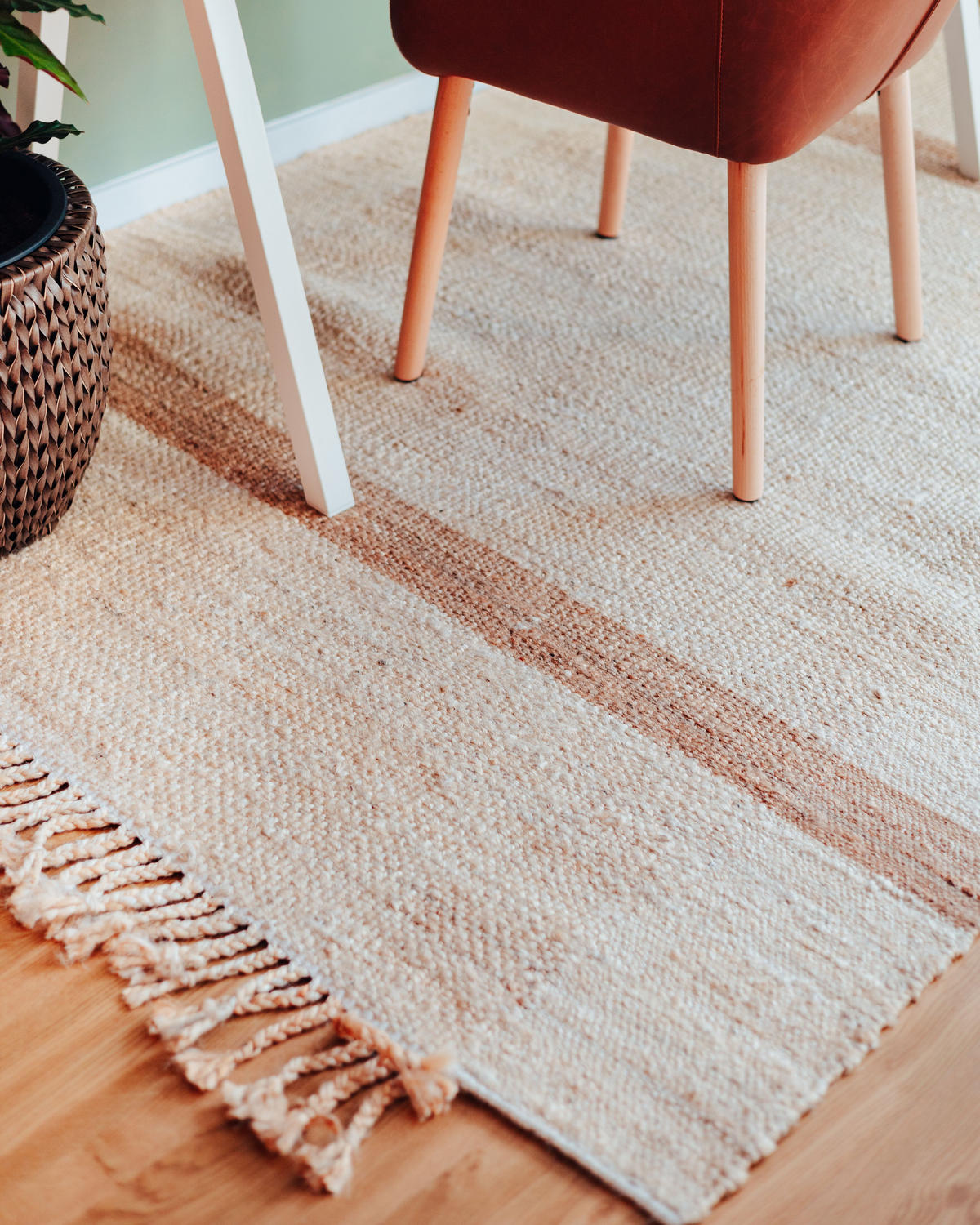 COVOR împletit Yelmez 200/140 cm - bej, materiale naturale (140/200cm) - Beliani