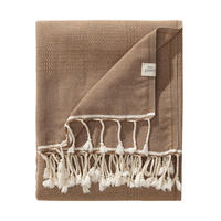 DECKE Olivia Braun 140x200 cm - Braun, Textil (140/200cm) - benuta Pure