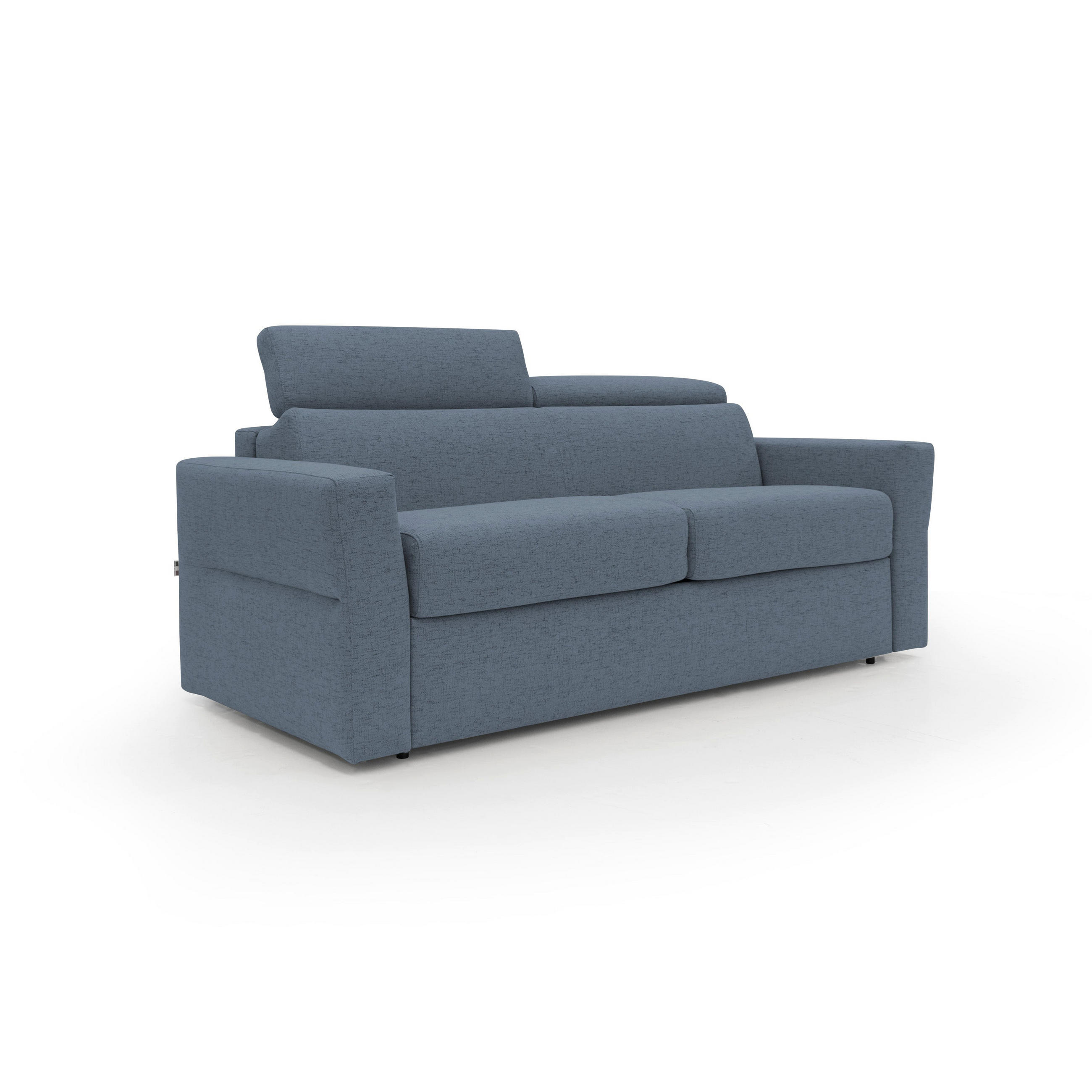 Divani.store Schlafsofa Blau 200x100x95 cm