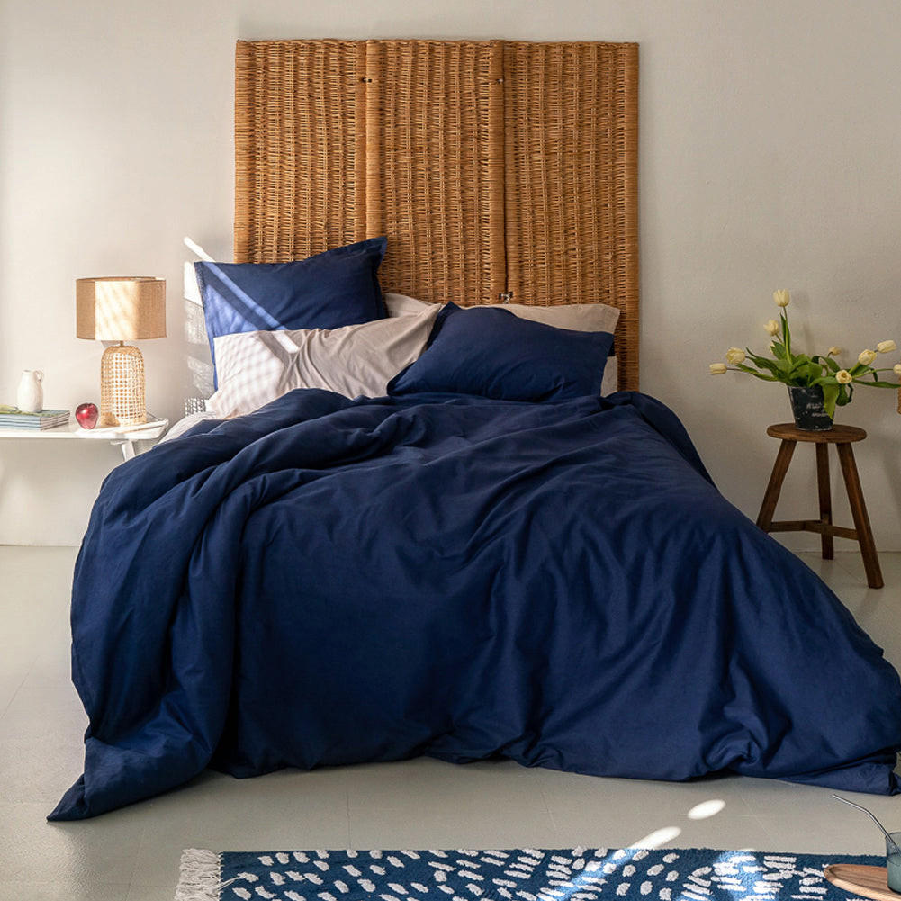 Happy Friday Bettbezug Blau 155x220 cm