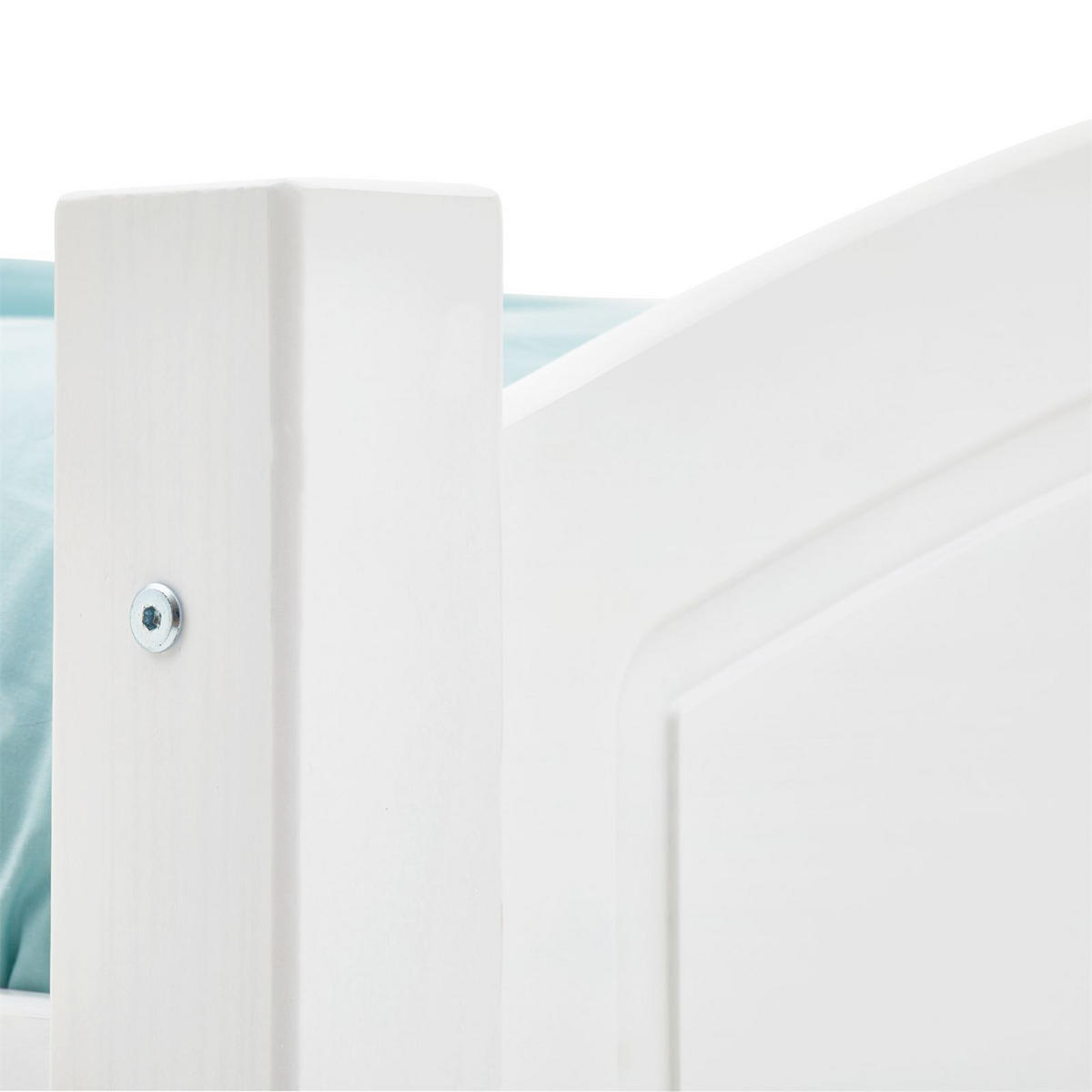 MASSIVHOLZBETT FLIMS 140x190 cm weiß - Weiß, Holz (140/190cm) - IDIMEX