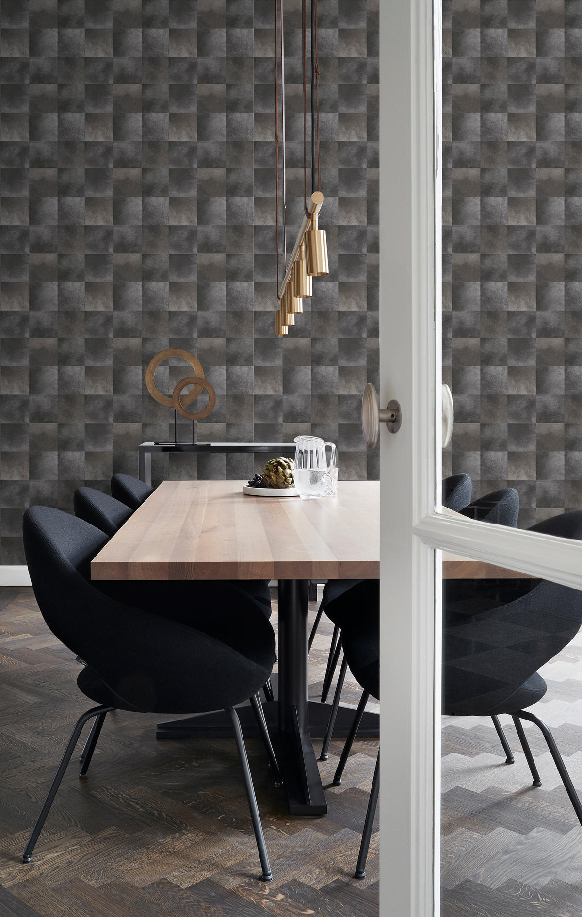 TAPETE Tierhautmuster 53 cm x 10.05 m - Grau, Papier (53/1000cm) - Origin Wallcoverings