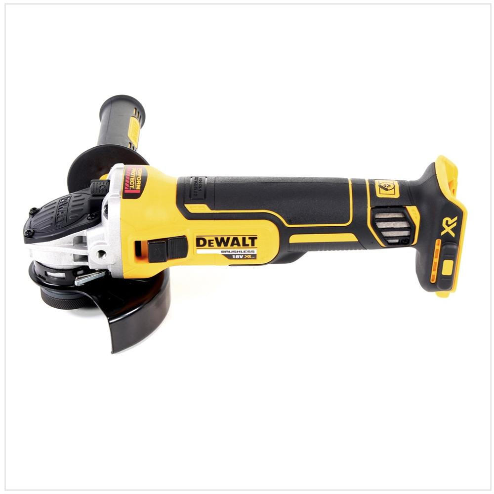 DEWALT DCG 405 P2 Akku Winkelschleifer 18V 125mm Brushless + 2x Akku 5,0Ah + Ladegerät + TSTAK - Multicolor, Kunststoff (45/340/16cm) - DeWalt