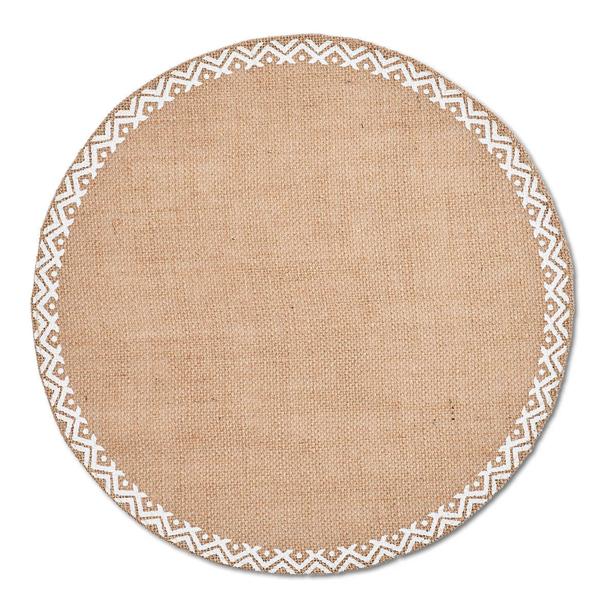 TISCHSET Ethno Ø 38 cm - Braun, Naturmaterialien (38cm)