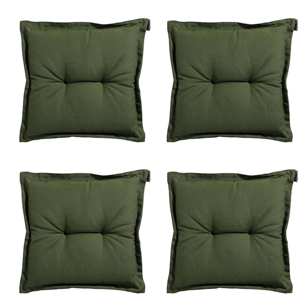 SITZKISSEN Panama 50/50 cm 4er-Set - Waldgrün, Textil (50/5/50cm) - Madison
