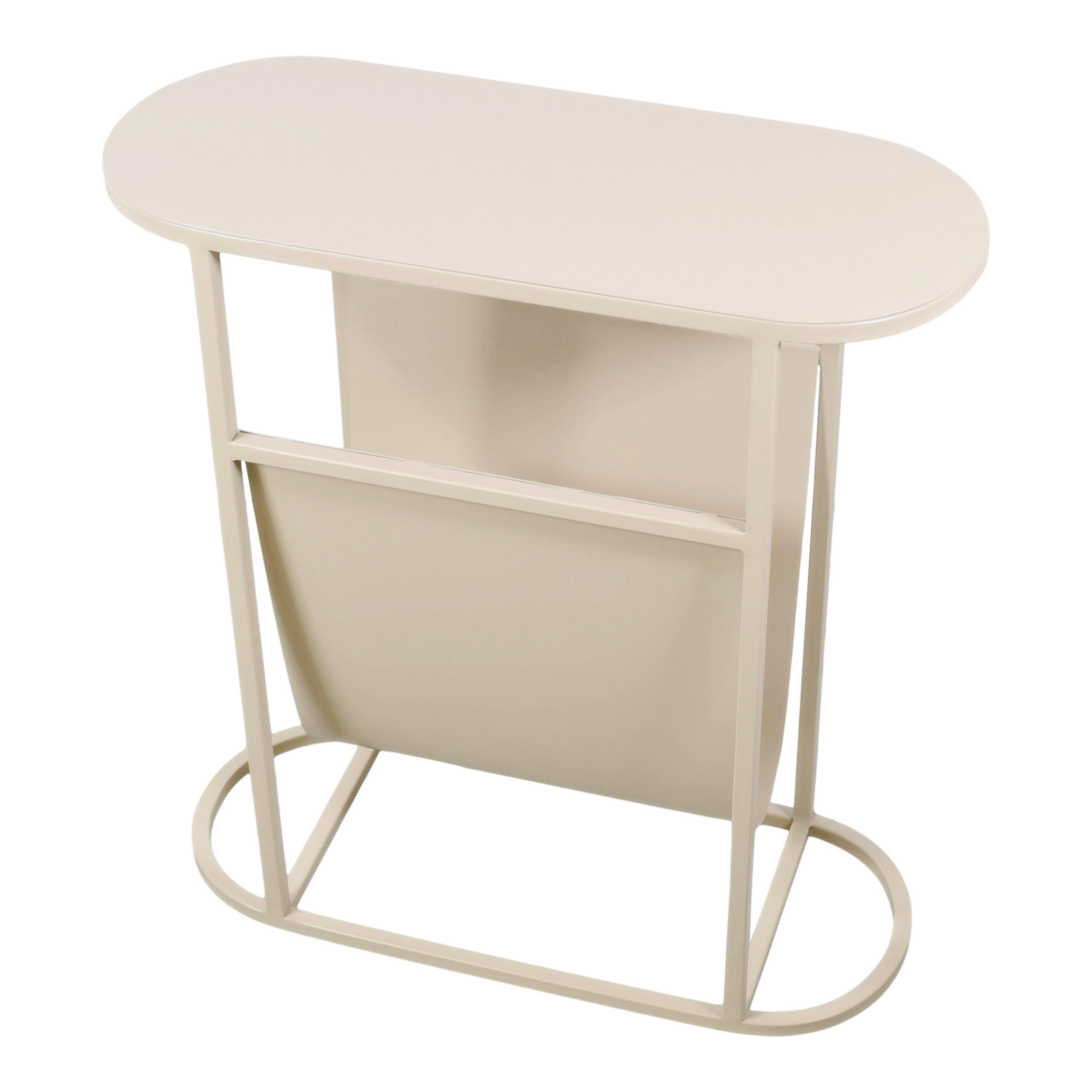 BEISTELLTISCH Frits Beige - Beige, Metall (50/20/55cm) - LOFT42