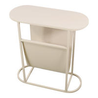 BEISTELLTISCH Frits Beige - Beige, Metall (50/20/55cm) - LOFT42
