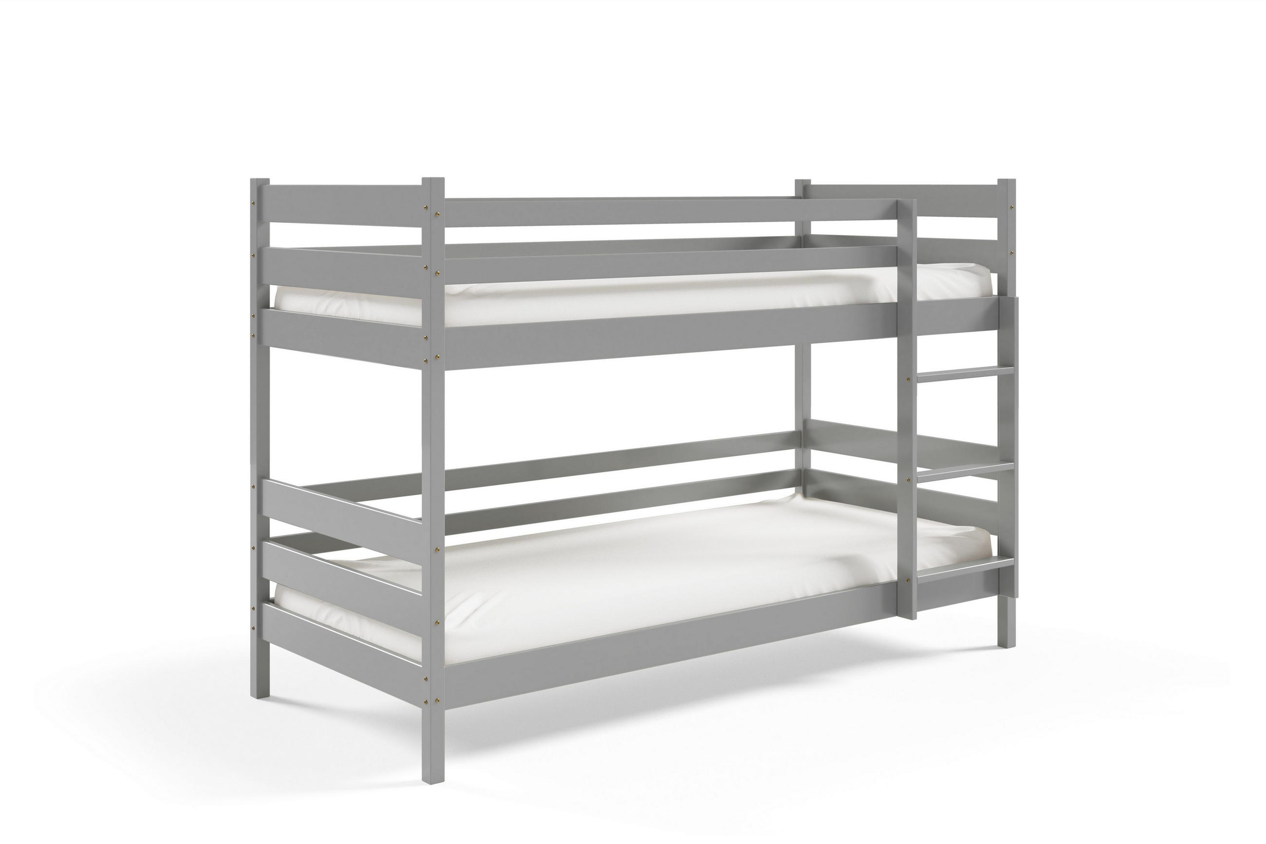 ETAGENBETT SIMBA 80x160 cm Hellgrau - Hellgrau, Holz (80/160cm) - MASSENO