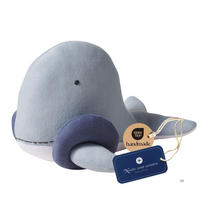 KUSCHELTIER Stofftier Wal waschbar Geschenk zur Geburt Maritimes Kinderzimmer Deko - Mintgrün, Textil (28/40cm) - nordic coast company