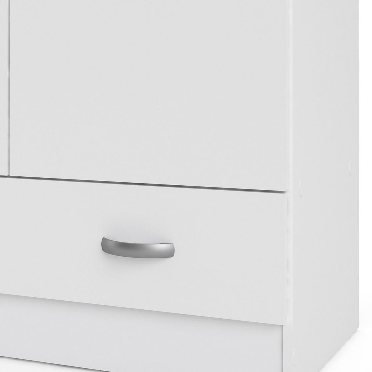 KLEIDERSCHRANK weiß - Weiß, Holzwerkstoff (80/171/36cm) - ebuy24