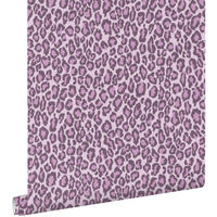 TAPETE Leopardenmuster 53 cm x 10.05 m - Lila, Papier (53/0.1cm) - ESTAhome