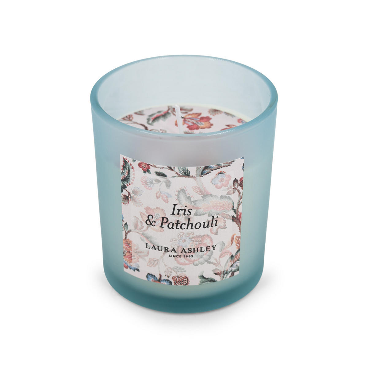 DUFTKERZEN Laura Ashley - Blau, Naturmaterialien/Glas (10cm)