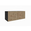 TV-SCHRANK SENTO - Schwarz/Eiche Artisan, Holzwerkstoff (100/41/40cm) - Meblini