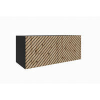 TV-SCHRANK SENTO - Schwarz/Eiche Artisan, Holzwerkstoff (100/41/40cm) - Meblini