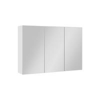 KOPALNIŠKA OMARICA Z OGLEDALOM Lavia, Bela, 90 x 60.2 cm - bela, leseni material (90/170/17cm) - Vicco