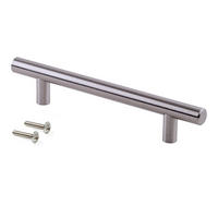 MÖBELGRIFF Orlando, L464mm, 384mm Achsenabstand, Stahl, Nickel satiniert - Silberfarben, Metall (1.2/4/46.4cm) - EMUCA