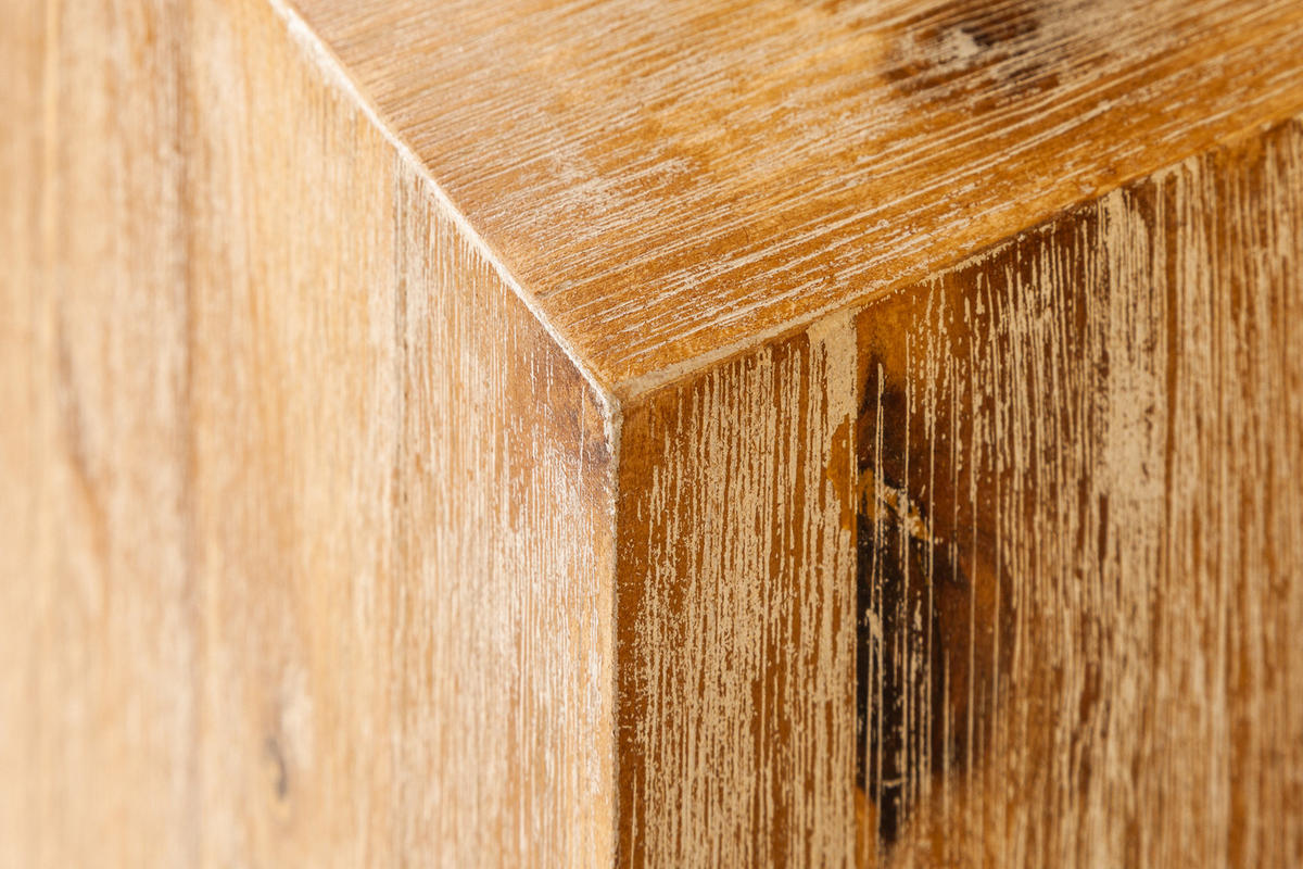 BEISTELLTISCH COLUMNA Akazie Natur 50 cm - Braun, Holz (26/26/50cm) - riess-ambiente