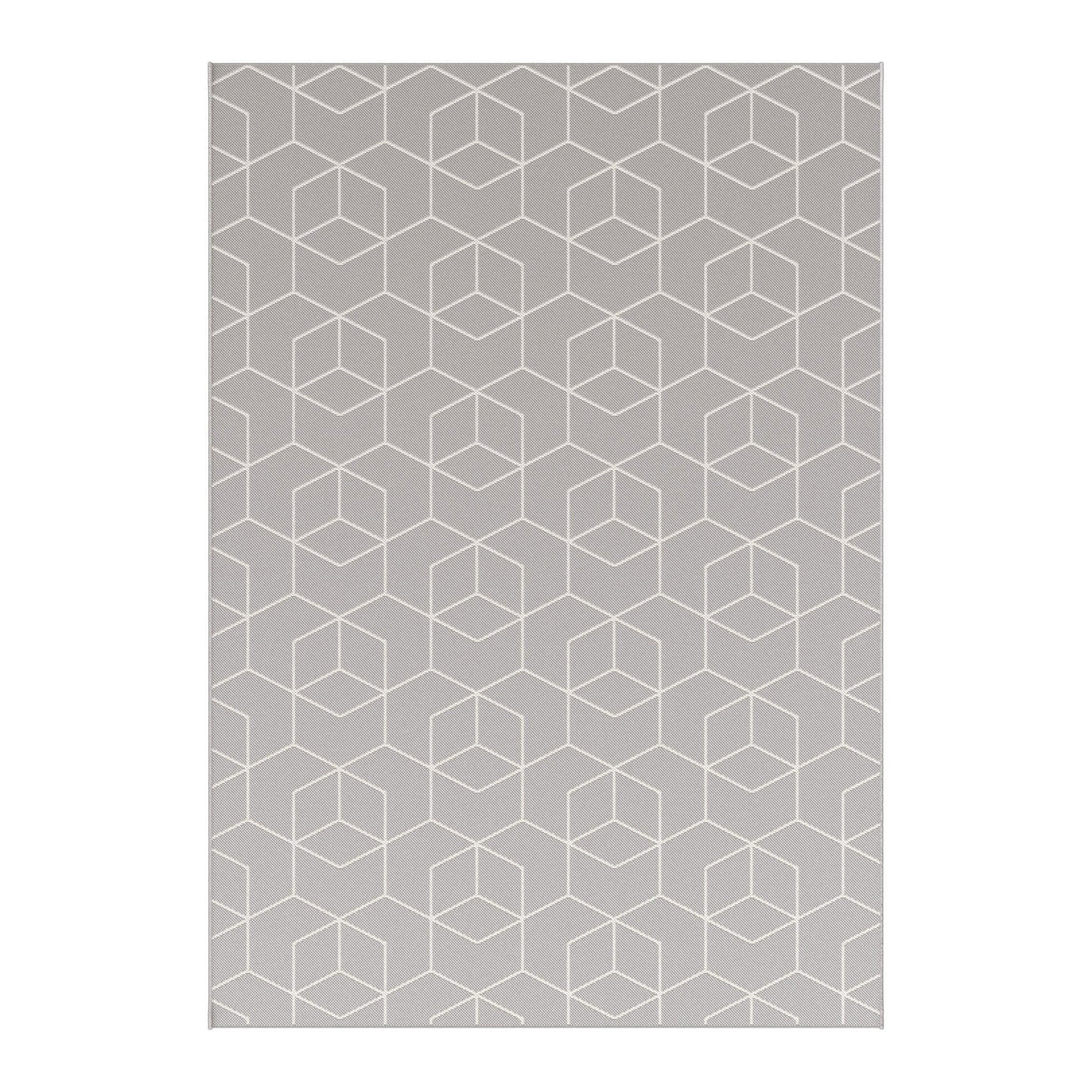 TEPPICH für Innen- und Außenbereiche grau - Grau, Textil (200/290cm) - AFK Living