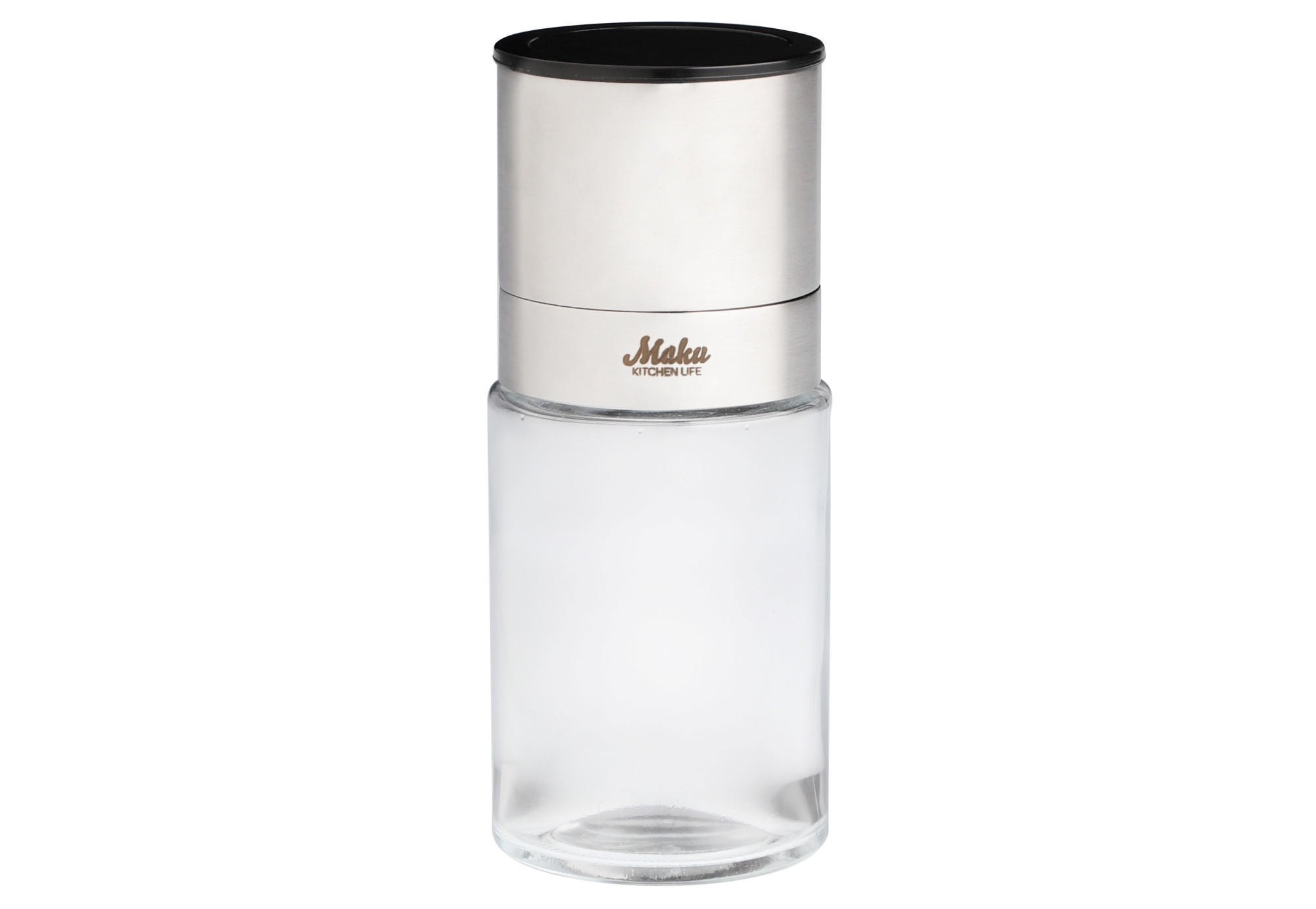 GEWÜRZMÜHLE Glas - Silberfarben, Glas (5/13/5cm)