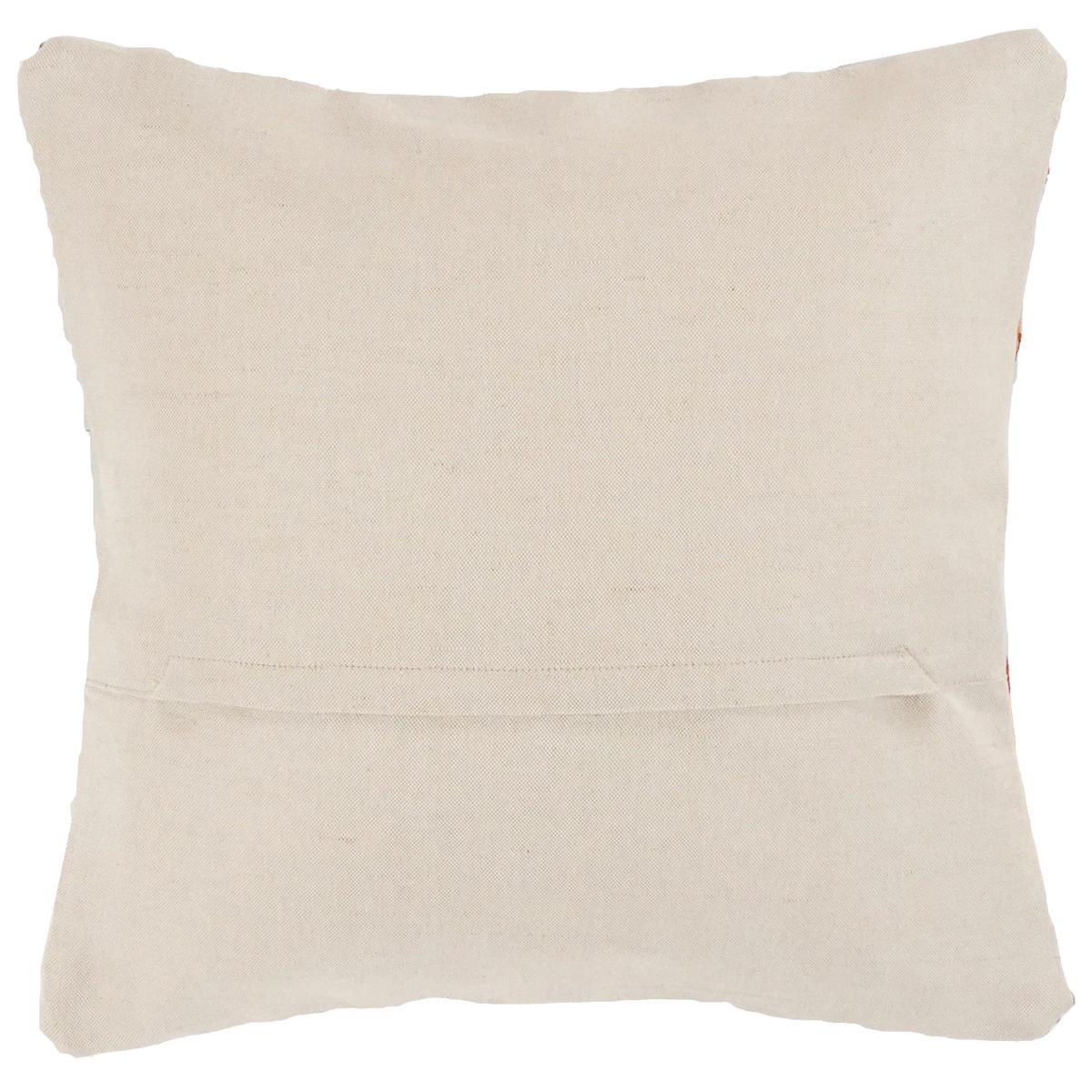 KISSEN Kelim Beige 50/50 cm Schurwolle - Beige, Textil (50/50cm) - Looma