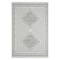 KURZFLOR-TEPPICH Lindo 8853 Grau 160x230 cm - Grau, Textil (160/230cm) - carpet city