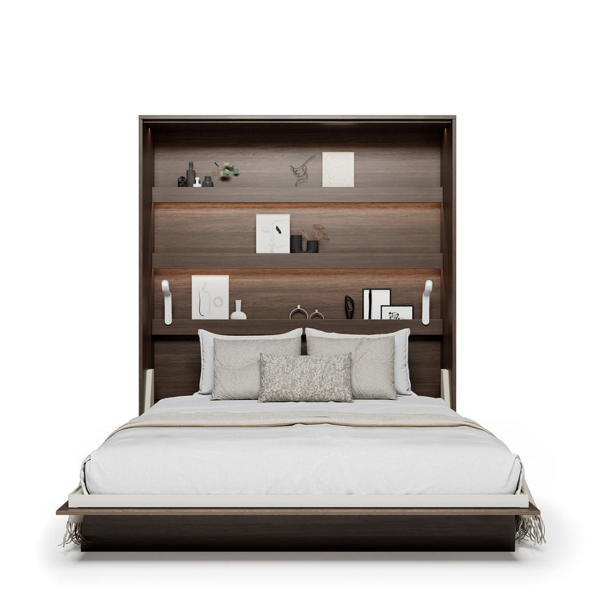 SCHRANKBETT BED CONCEPT BC-13 - Alteiche, Holzwerkstoff (180/200cm) - Meblini