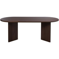 ESSTISCH Ovo Holzoptik Nussbaum Wisconsin 90x204 cm - Nussbaumfarben, Holzwerkstoff (204/90/75cm) - Selsey