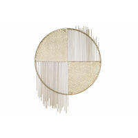 WANDDEKO Gold 60/80 cm - Goldfarben/Weiß, Metall (60/80/2cm) - KUNSTLOFT