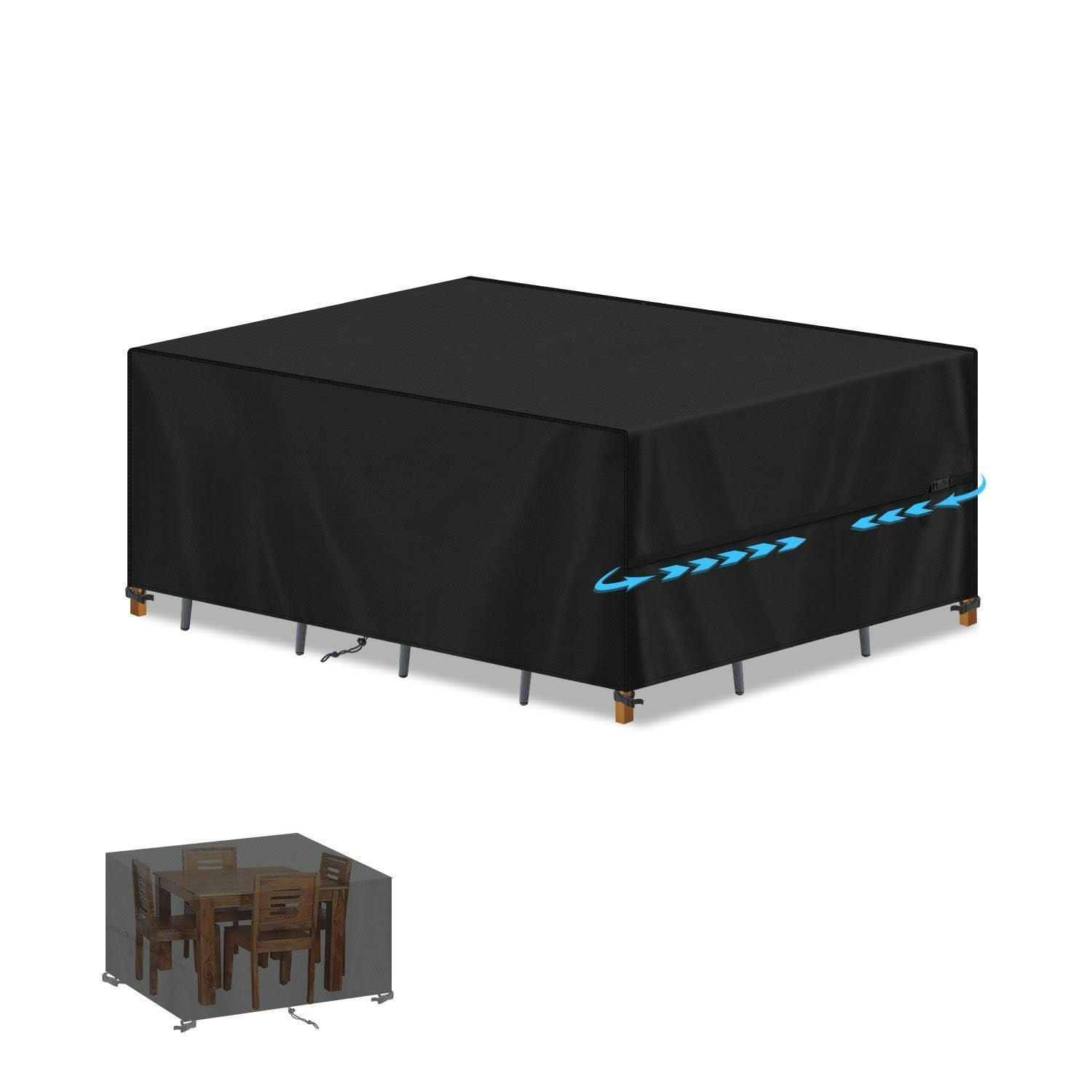 XXXLutz Abdeckhaube Schwarz 80x75x120 cm
