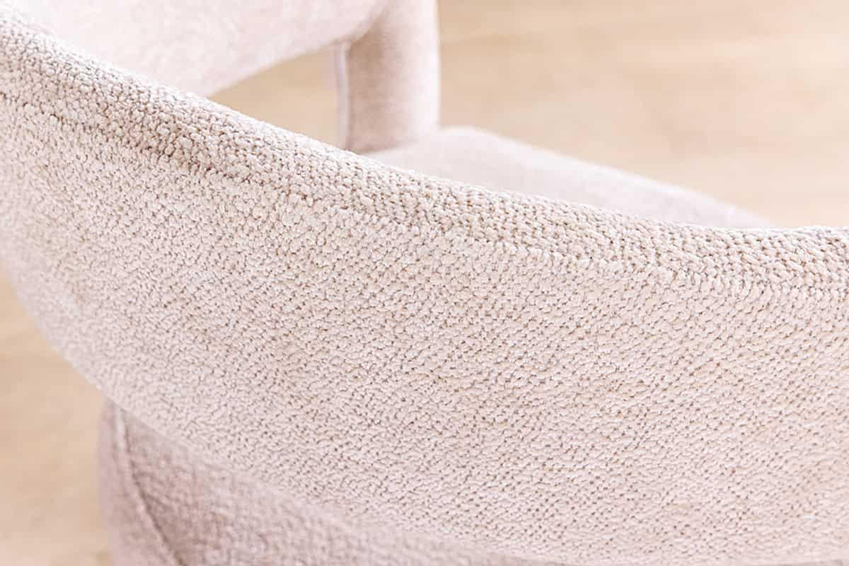 STUHL BOUTIQUE Strukturstoff Beige 80 cm - Beige/Goldfarben, Textil/Metall (56/81/54cm) - riess-ambiente