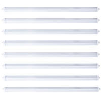 LED DECKENLEUCHTE Wannenleuchte Weiß - Weiß, Kunststoff (150/6.5/5.8cm)