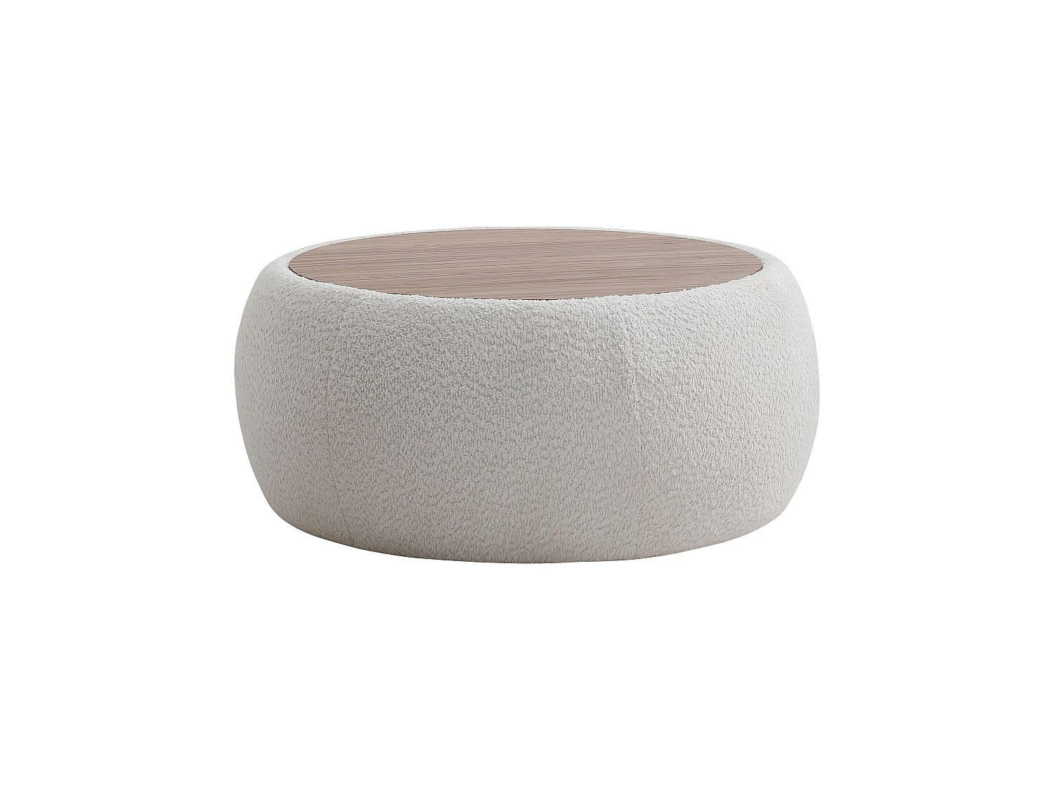 COUCHTTISCH nicht ausziehbar - 85cm x 85cm - MDF - weiß - SORIELI - Weiß, Holz (85/85/37cm) - Vente-Unique