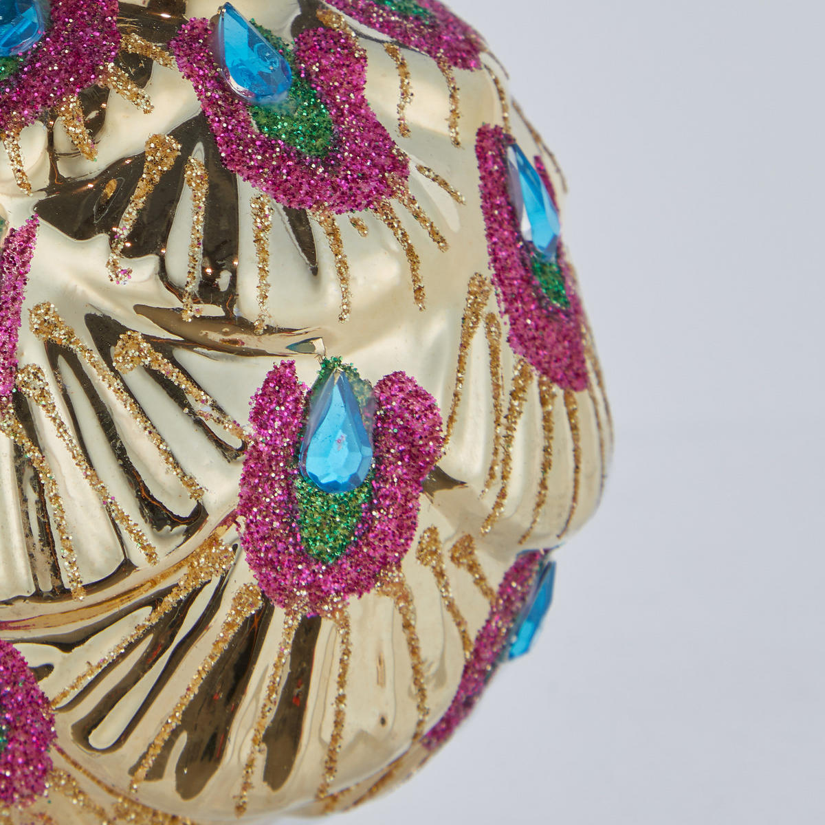 CHRISTBAUMKUGEL Jolly & Bright Ø8cm - Goldfarben, Glas (8/8/8cm) - Butlers