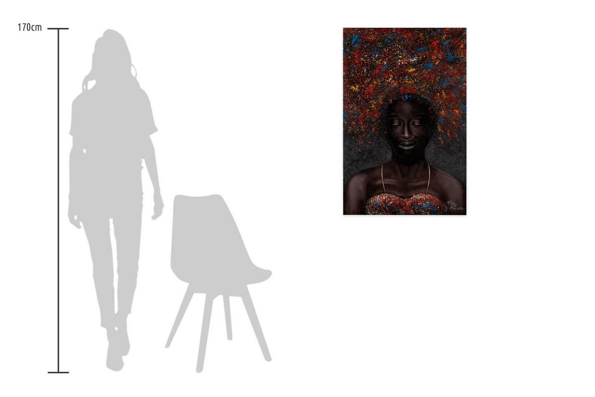 ACRYLBILD HANDGEMALT 60/90 cm - Multicolor, Holz/Textil (1.3/90cm) - KUNSTLOFT