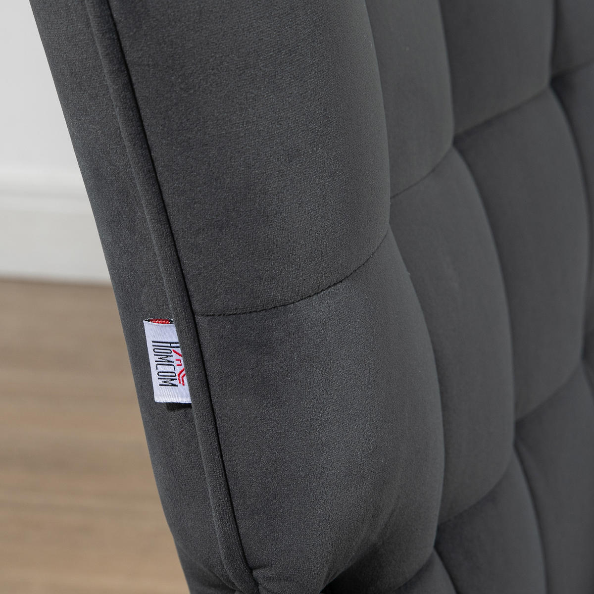 OHRENSESSEL, Relaxsessel - Dunkelgrau, Kunststoff/Metall (77.5/98/73cm) - HOMCOM