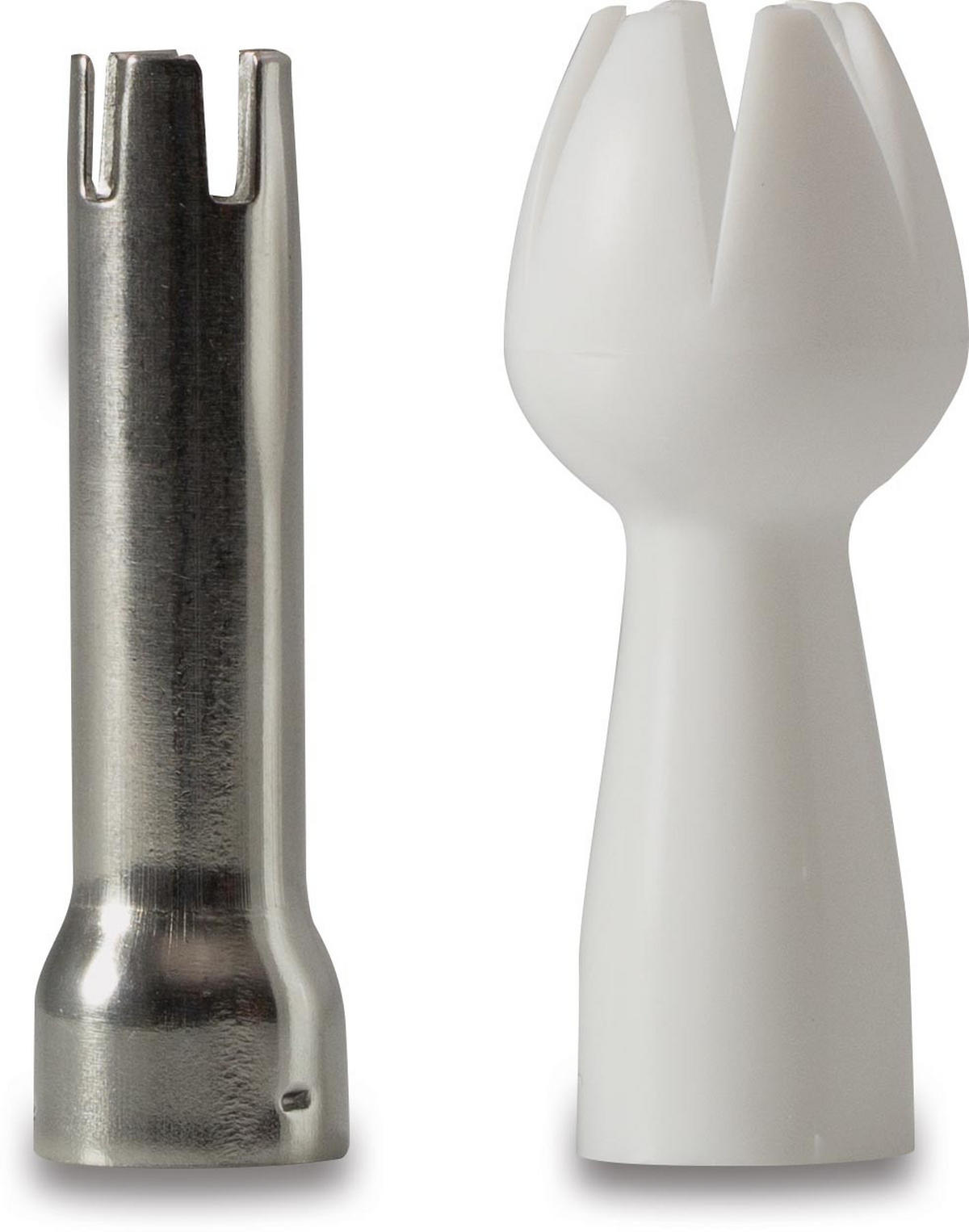 SCHLAGSAHNE-ZERSTÄUBER Sahnespender Edelstahl 1 Liter - Silberfarben, Metall (2/2/33cm) - Hendi
