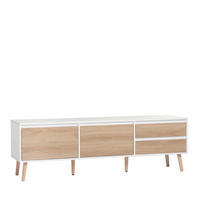 TV-ELEMENT Kemi Zweifarbig 160 cm x 51 cm - Multicolor, Holzwerkstoff (160/51/40cm)