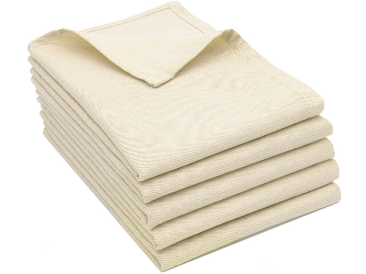 GESCHIRRTÜCHER, 5er-Set, 50x70 cm, 100% Baumwolle, Braun - Beige, Textil (50/70cm) - Zollner