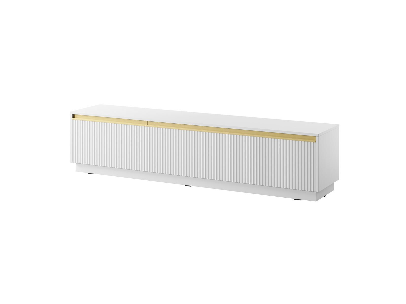 TV-SCHRANK Roy Weiß - Weiß, Holzwerkstoff (182/42/39cm) - Bettso