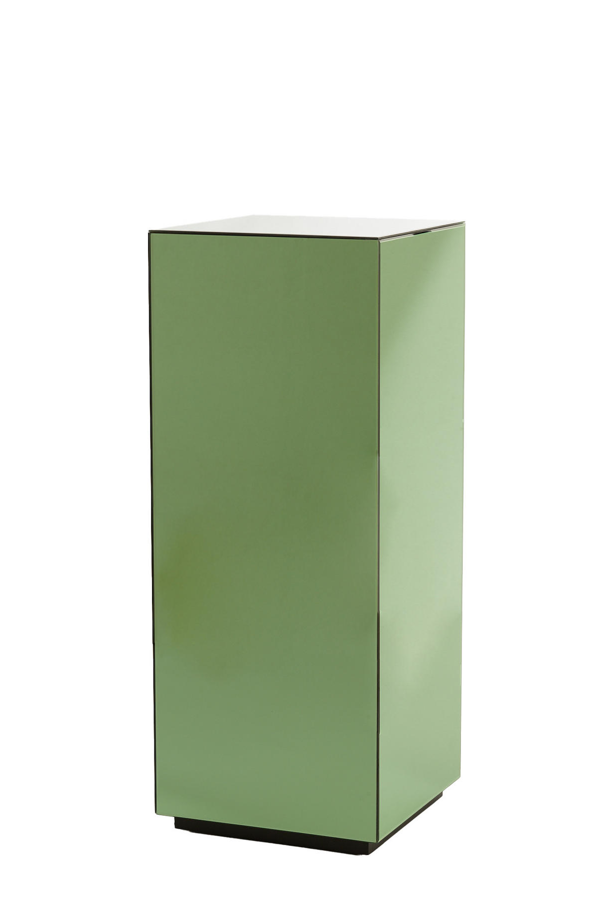 BLUMENSÄULE Daxton Grün 40/40/100 cm - Grün, Glas (40/40/100cm) - Light & Living