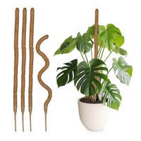 5XKOKOSSTÄBE - Hellbraun, Textil/Metall (3cm) - Relaxdays