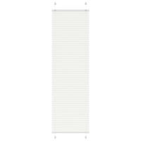 PLISSEE 65/200 cm Stoffbreite 64,4 cm aus Polyester Weiß - Weiß, Textil (65/200cm) - vidaXL