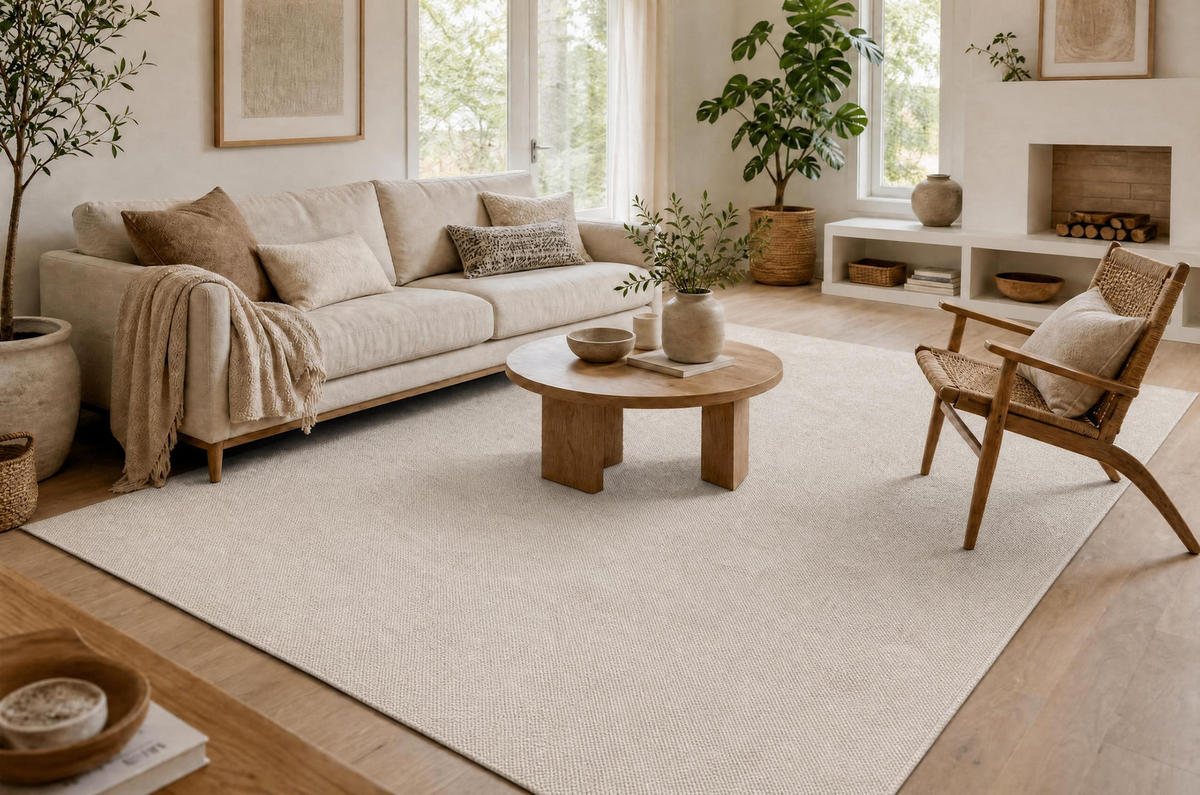 TEPPICH Casablanca LOOM 100/150 cm - Creme, Textil (100/150cm) - rugsX