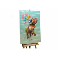 ACRYLBILD HANDGEMALT 70/100 cm - Multicolor, Holz/Textil (1.82/100cm) - KUNSTLOFT