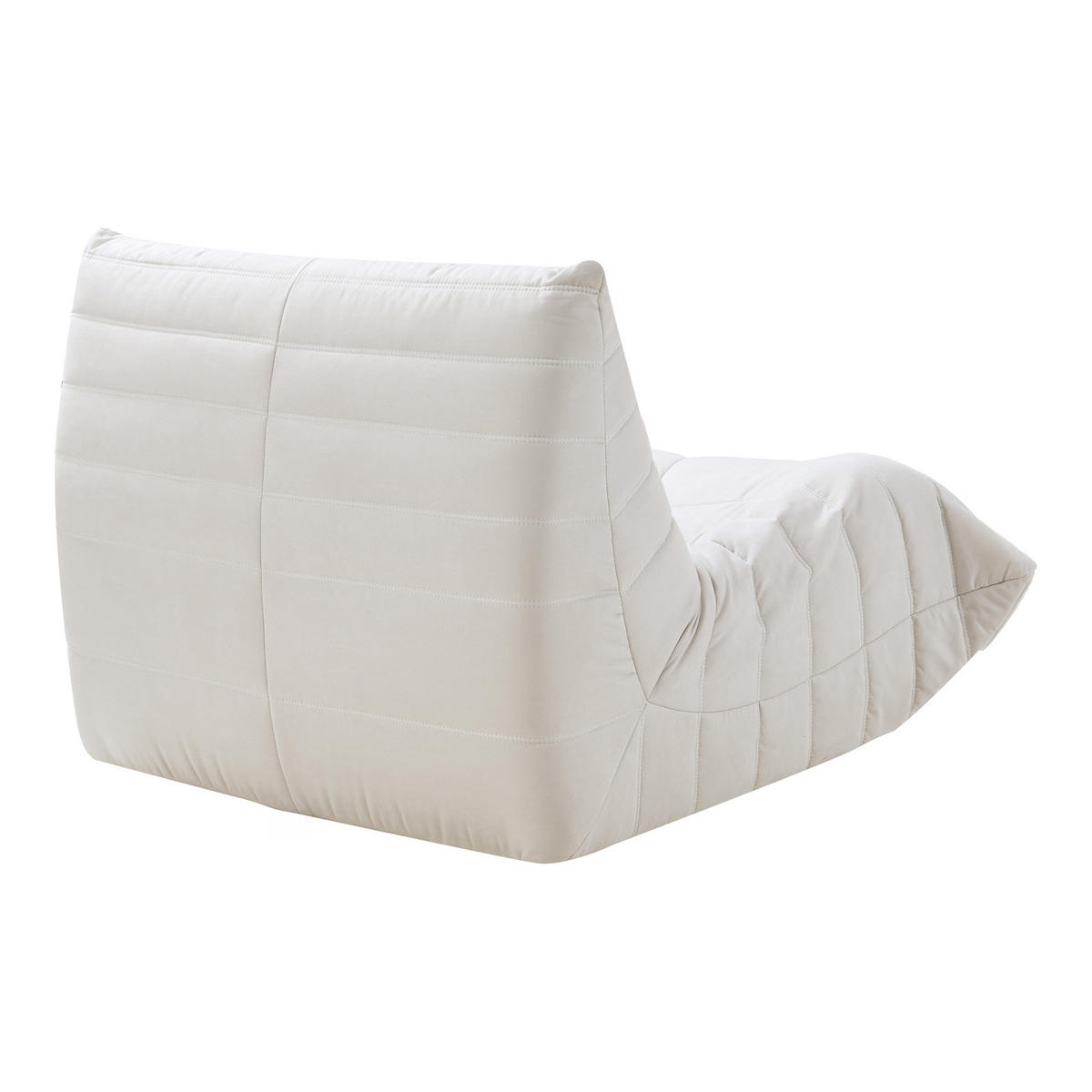 BODENSESSEL Kodsø - Beige, Textil (90/75/100cm) - [en.casa]