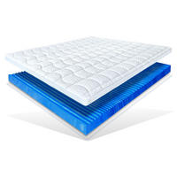 GEL-TOPPER Terramed Gel Komfort 140x200 8cm Hoch - Weiß, Textil (140/200cm) - Matratzen Perfekt
