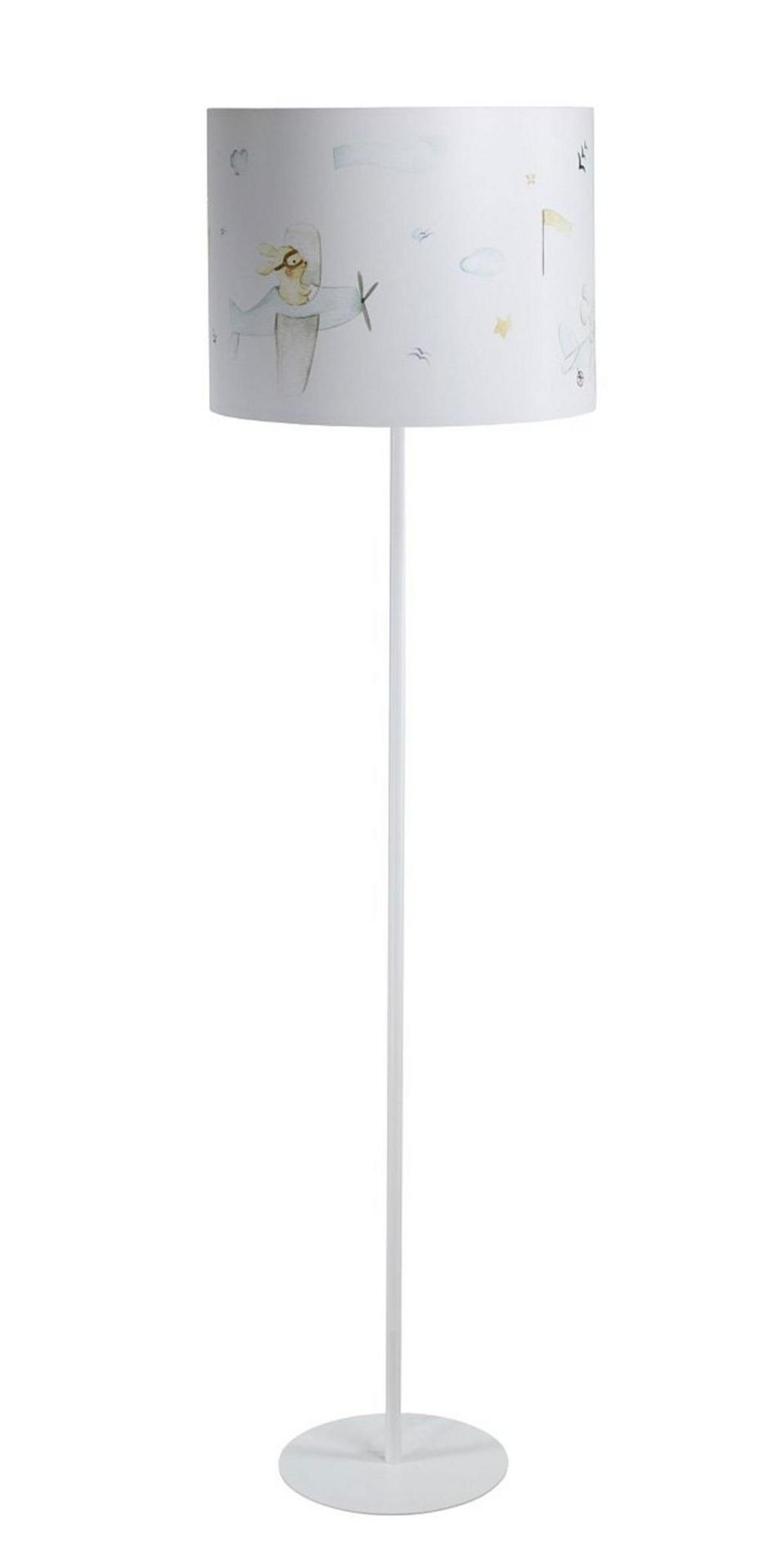 STEHLAMPE Bunt 40/30 cm - Multicolor/Weiß, Kunststoff (30/40/30cm) - KUNSTLOFT