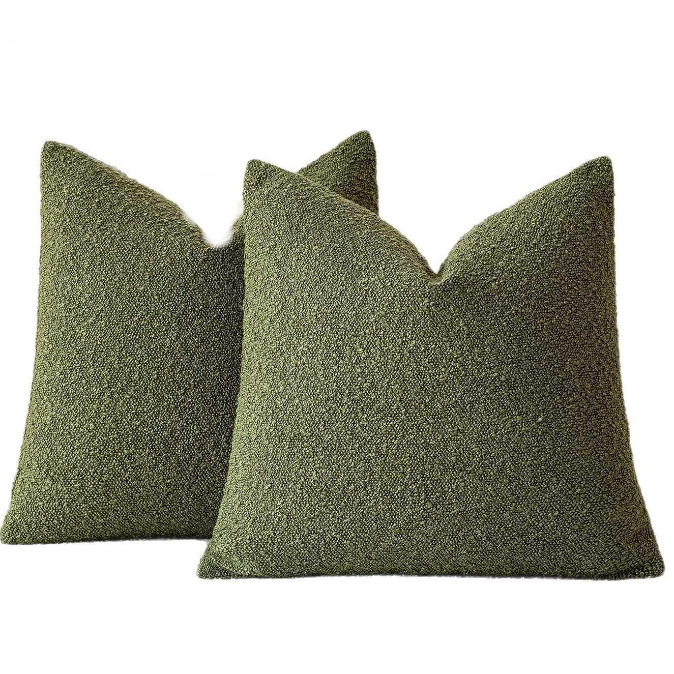 KISSENBEZUG – 45 x 45 cm – Grün (2-teiliges Set) - Grün, Textil (45/45cm)